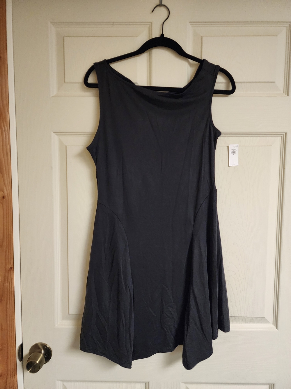 Old Navy Charcoal Gray Sleeveless A-Line Dress